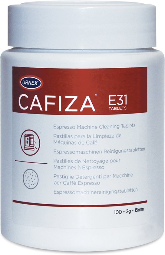 URNEX CafizaÂ® Espressomachine Reinigingstabletten E31 2 0 g x 15 mm