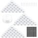 Set van 100 Lege 3ml Cream Jars met Schroefdop