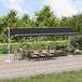 Maison Exclusive - Parasol autoportant, 6 x 3 mètre, polyester, anthracite