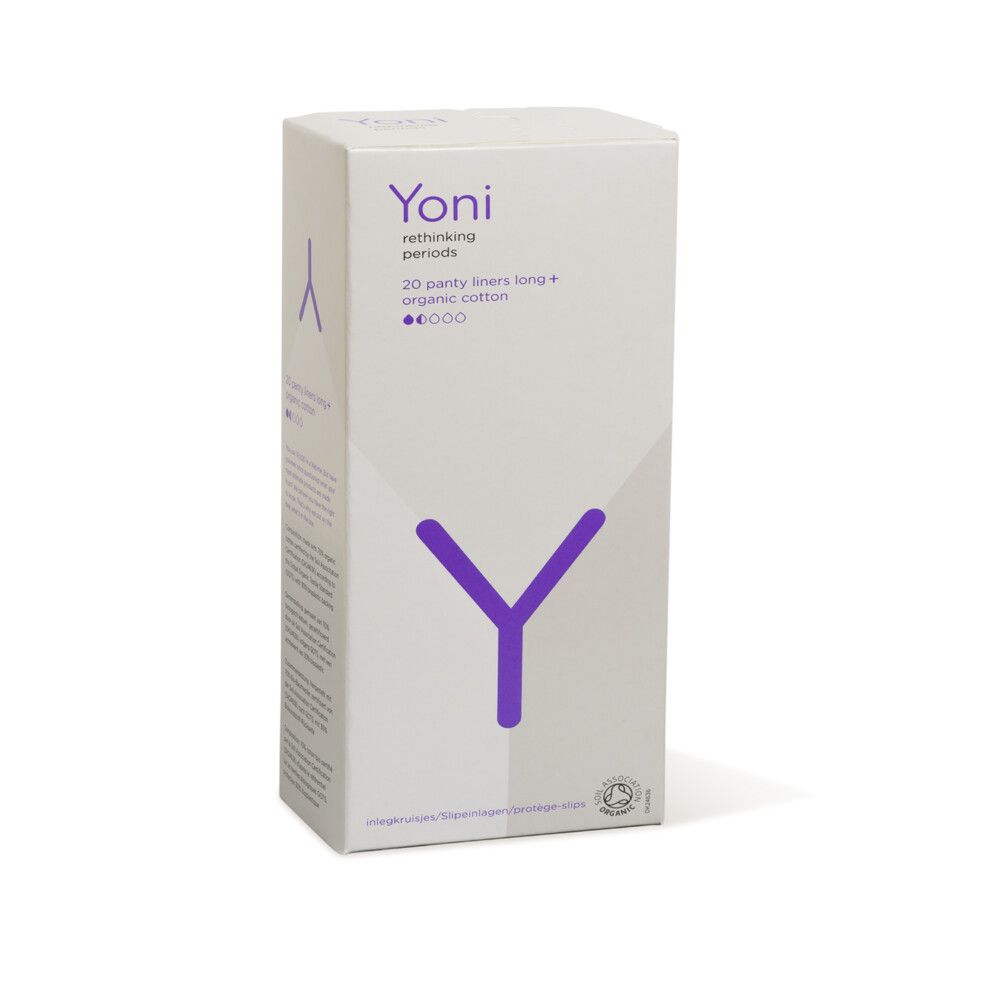 Yoni Inlegkruisjes Extra Lang - Biologisch Katoen - 20 stuks