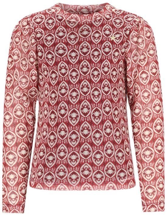 Like Flo Estee Flo Mesh Top Meisjes 116 Bordeaux