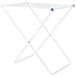 DanDiBo Sèche-linge, séchoir sur pied, blanc, 93918, pliable, étroit, métal, sans ailes, sans roulettes, pliable peu encombrant