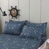 Goodivery ® Housse de coussin 50 x 75 cm, set de 2, bleu