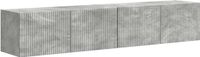 vidaXL TV-wandkast 2 stuks beton 60 x 31 x 29,5 cm technisch hout