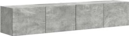 vidaXL TV-wandkast 2 stuks beton 60 x 31 x 29,5 cm technisch hout