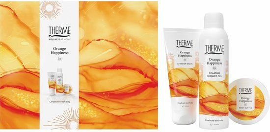 Therme Orange Happiness Wellness Treatment Geschenkset - 3-delig - Vrouwen