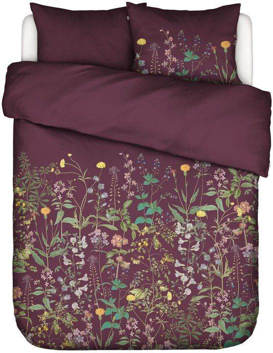 Essenza Augustina Dekbedovertrek Mauve wine - Tweepersoons – 200x200/220 cm