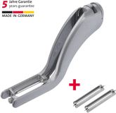 Westmark Groente- en Dubbelschiller/Aspergeschiller, Peel-Star Alu, Zilver