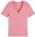 Tommy Hilfiger Dames T-shirt Korte Mouw Katoen 3X Lichtroze Herfst/Winter 2026