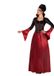 Generik Rood en zwart Halloween kostuum van vampier voor dames - Verkleedkleding - M/L