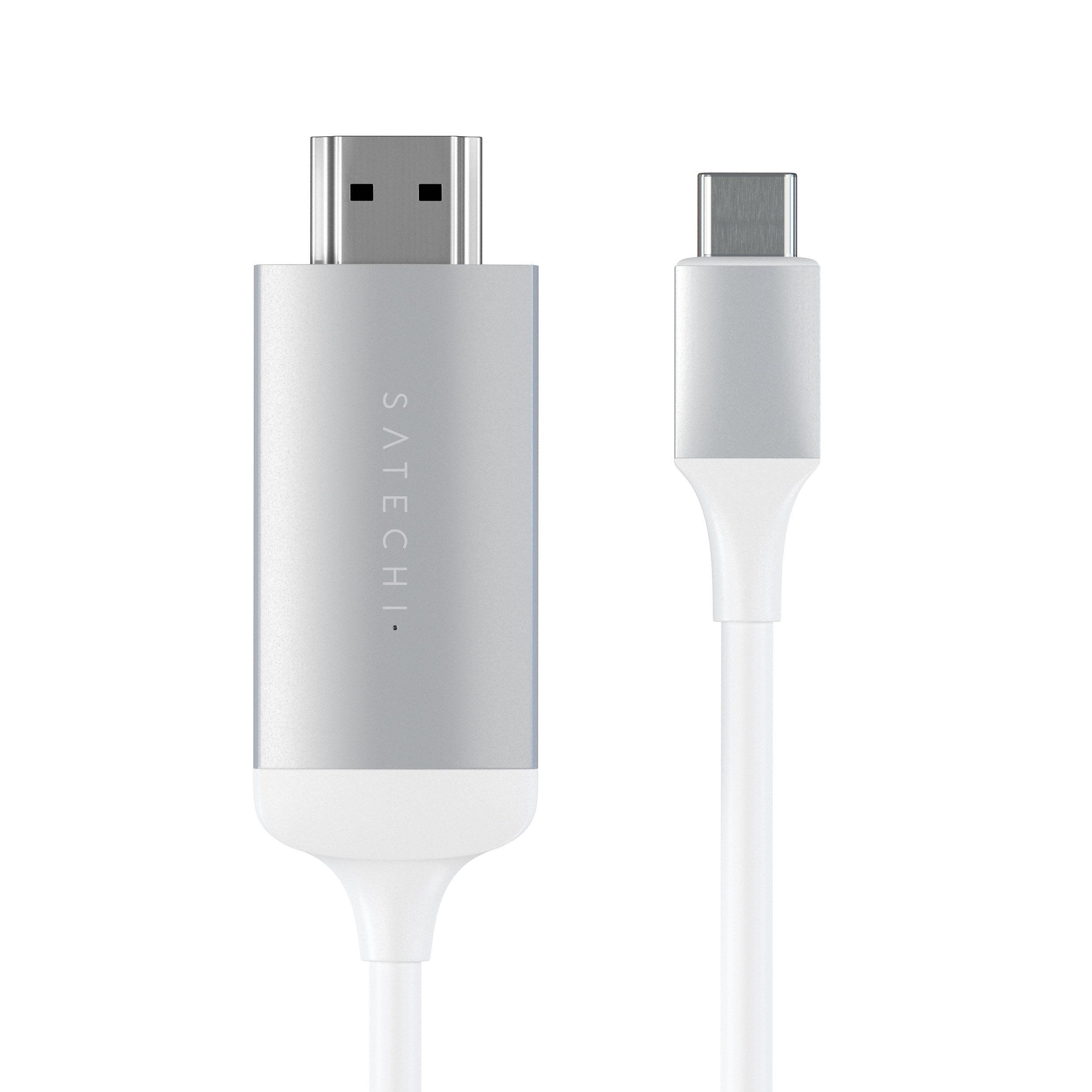 Satechi ST-CHDMIS Aluminium USB-C naar HDMI Adapter - Zilver