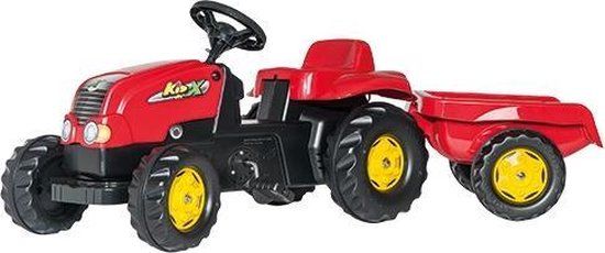 Rolly Toys rollyKid Red - Pedal Tractor with Trailer