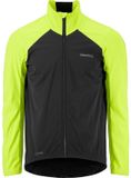 Craft Core Subz 2 Winter Fietsjack Heren - Slate Grey / Fluogeel | Maat: XL