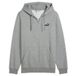 PUMA Essentials hoodie met volledige rits voor Heren, Grijs, Maat XL