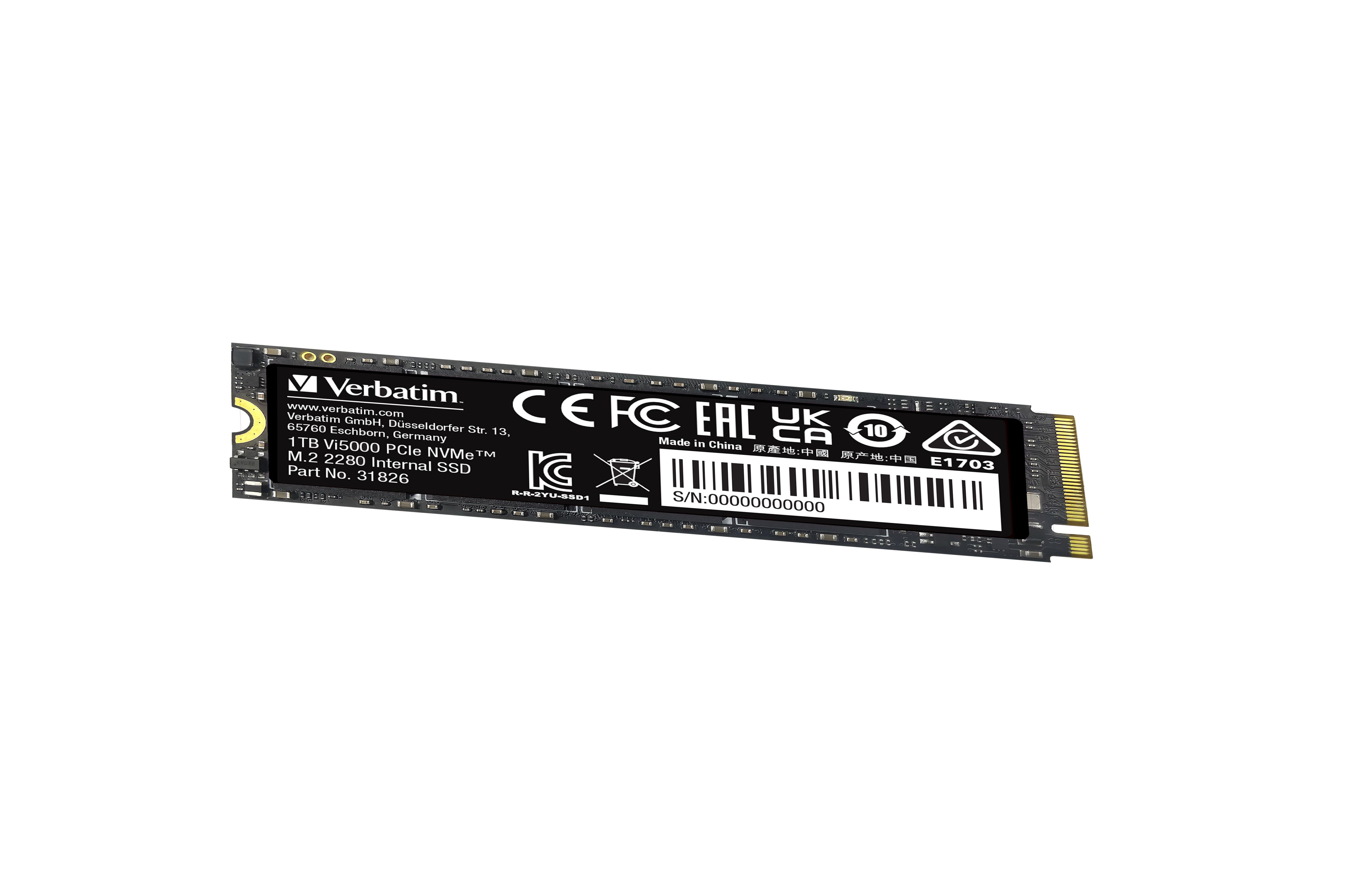 Verbatim Vi5000 1TB NVMe PCIe 4.0 M.2 SSD