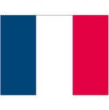 Bellatio Decorations Vlag van Frankrijk stickers - 10x - 7 x 10 cm