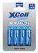 XCell AA Alkaline Batterij (4 stuks)