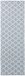 vidaXL Runner ORIZ 1150 gsm Grijs en wit