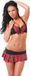 Rimba Amorable - School Uniform - Rood/Zwart XL