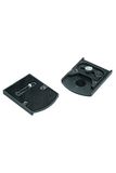 Manfrotto Plaque d'accessoire 1/4" + 3/8"F/410 - Noir