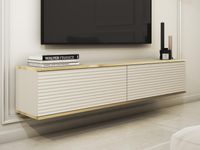 Mobistoxx ORIKA Meuble tv-hifi 2 portes battantes beige