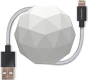 USBEPOWER Cosmo bal charge & sync met Apple lightning connector - wit