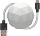 USBEPOWER Cosmo bal charge & sync met Apple lightning connector - wit