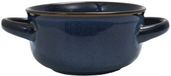 Home Deco Factory Soepkommen Classic - donkerblauw - 14 x 7 cm - keramiek