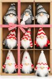 oCreon Kerstmanhangers voor in de kerstboom - Set van 9 - Betoverende