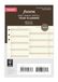Filofax Pocket Verticale Jaarplanner 2027 katoen crème