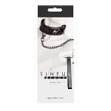 NS Novelties Sinful - Black - Kollar, per stuk verpakt