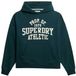 Superdry Athletic Essentials Hoodie Relaxed Pasvorm Dames Dark Pine Green