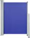 vidaXL Tuinscherm uittrekbaar 100x300 cm blauw