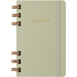 Moleskine 12 Maanden Agenda - 2025/26 - Academic Spiral - Week/Maand - Large - Kiwi