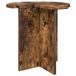 vidaXL Bijzettafel Gerookt eiken Ø 39 x 38 cm Bewerkt hout