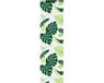 vidaXL Doucherolgordijn met cassette 80x240 cm stofbreedte 76 cm Groene bladeren