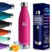 Drinkfles HoneyHolly Drinkfles van roestvrij staal, 750 ml, thermosfles, BPA-vrije waterfles, lekvrije sportdrinkfles