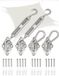 SchaduwdoekPlaza Kit de fixation pour voile d'ombrage - Métal - 22 cm