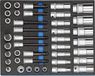 GEDORE Steeksleutelassortiment 1/2' in Check-Tool-module, 40-delig