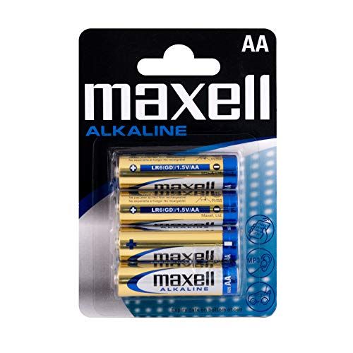Maxell AA LR06 alkaline batterijen - 4 stuks