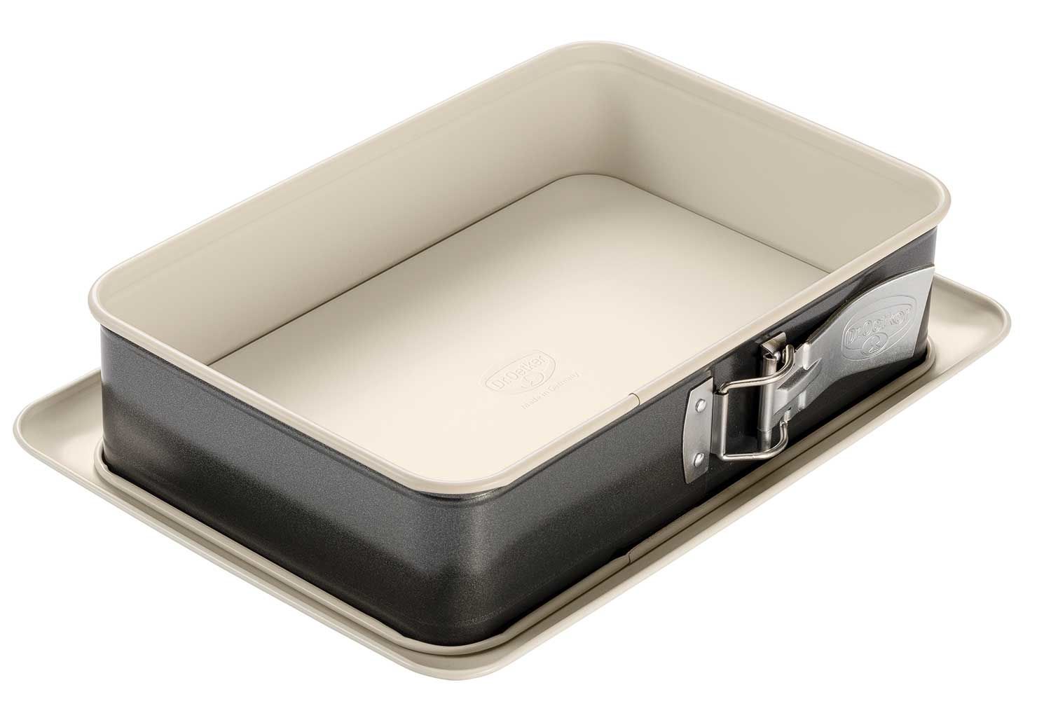 Dr. Oetker Back-Trend Rectangular Springform - 28 x 18 cm - Ceramic Cake Mould