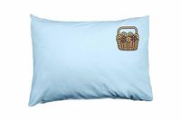 Bona Basics Decoratieve kussenhoes Lichtblauw 50x35 cm
