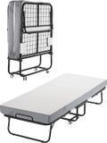 VEVOR Rollaway Bed Vouwbed met 12,5 cm Schuimmatras Metalen Bed 79 cm
