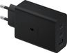 Samsung Trio Netvoeding 65W, 2x USB-C, 1x USB-A, Snelladen, Zwart
