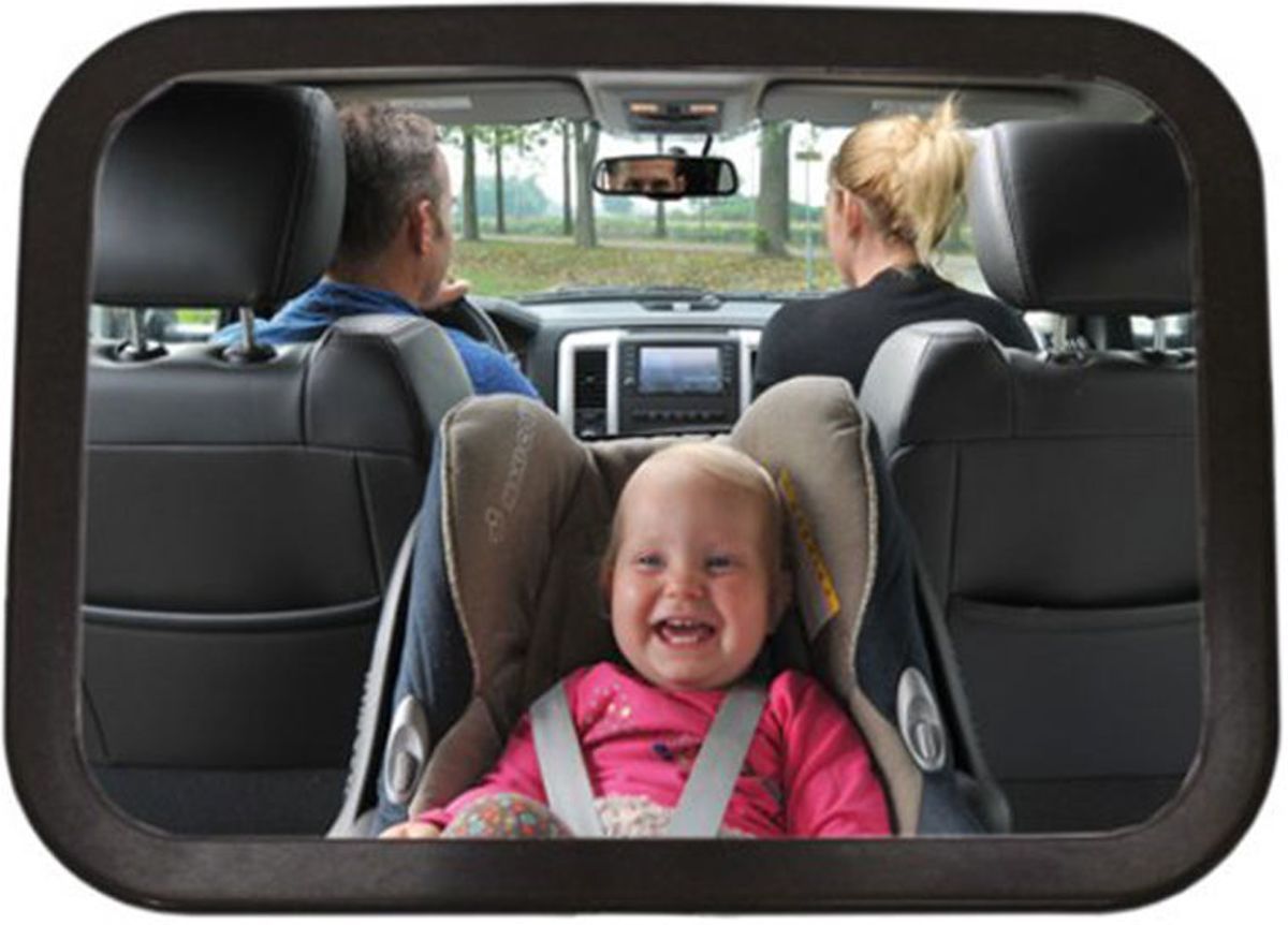 A3 Baby & Kids! - verstelbare spiegel voor in de auto - zwart
