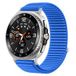 Samsung Galaxy Watch 8 - 40mm / 44mm Nylon Ribbelbandje - Koningsblauw