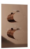 FortiFura Calvi Thermostatische Inbouwkraan - Geborsteld Koper