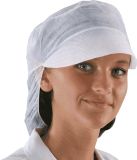 ESV WORK Casquettes jetables - Polypropylène - 100 Pièces - Blanc - Unisexe