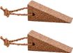 Esschert Design Bouchon de porte – marron – 4,5 cm – liège – coin de porte avec cordon de suspension