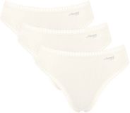 Sloggi Women GO Crush High leg (3-pack) - dames slip - wit